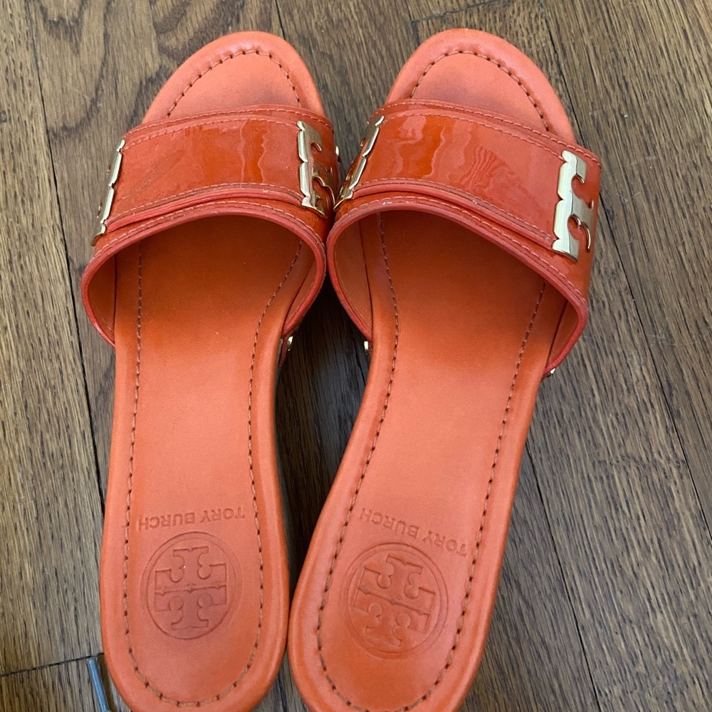 Tory Burch Wedge Sandals.
